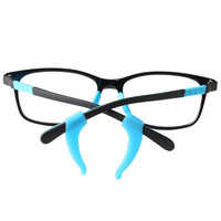 Porte-lunettes en silicone pour lunettes de soleil, outil de préhension anti-dérapant, crochet d'oreille, accessoires pour lunettes, vente en gros