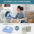 Protège-matelas réutilisable et <span class=keywords><strong>lavable</strong></span> super absorbant à 4 couches 2026 avec poignées renforcées pour le transfert de patients seniors - Product Image 2