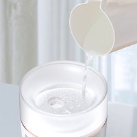 Humidificateur ultrasonique portable de 400 ml avec fonction de minuterie, diffuseur d'huiles essentielles, aromathérapie, veilleuse et utilisation en voiture