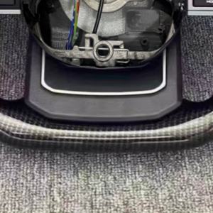 Accessoires de voiture personnalisés, volant de voiture en cuir et fibre de carbone, adapté à <span class=keywords><strong>Toyota</strong></span> Hilux Fortunar Land Previa Cruise <span class=keywords><strong>GR</strong></span> LC70 - Product Image 5