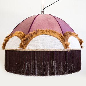 Luckygoods LT240086-6 Abat-jour en tissu à franges pour lampes suspendues - Product Image 2