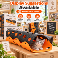 Maison pour chat modulaire en feutre, empilable, en forme de cube, pour vente en gros, combinaison DIY, maisonnette pour animaux de compagnie, taille et couleur personnalisables OEM
