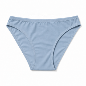Slip Bikini in Cotone Biologico GOTS per Donne, Vita Bassa, Taglio Alto, Morbidi e Traspiranti, Vendita all'Ingrosso, Logo Personalizzato, Ecologici - Product Image 5