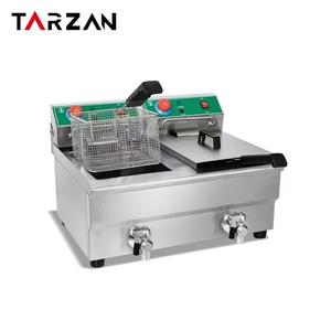 <span class=keywords><strong>Friteuse</strong></span> commerciale, en acier inoxydable, avec deux paniers, pour poulet frit, KFC, pommes de terre - Product Image 2