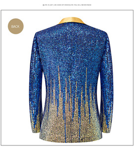 <span class=keywords><strong>Giacca</strong></span> da <span class=keywords><strong>Uomo</strong></span> M-5XL con Paillettes Sfumate Effetto Meteora per Spettacoli Teatrali, Presentatori di Bar o Sfilate - <span class=keywords><strong>Blazer</strong></span> - Product Image 6