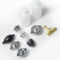 Kit de Prueba de Detección de Fugas de Combustión en Juntas de Culata de Cilindros de CO2 con 3 Adaptadores, Herramienta de Diagnóstico para Automóviles
