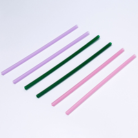 Pailles en plastique multicolores esthétiques en forme de fleur, 8 mm, réutilisables, sans BPA, pour la décoration d'événements et de fêtes, achat en gros