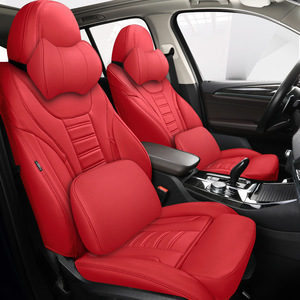 Fundas <span class=keywords><strong>de</strong></span> Asiento <span class=keywords><strong>de</strong></span> Coche <span class=keywords><strong>de</strong></span> Cuero Nappa Premium con Patrón <span class=keywords><strong>de</strong></span> Grano Original para Cinco Asientos y Todos los Conductores - Product Image 3