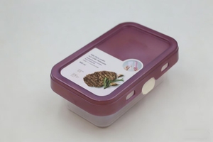 Conteneur alimentaire à bouton-poussoir Hokkaido 500ml/1000ml, boîte de conservation en plastique avec joint hermétique pour fruits et légumes - Product Image 4