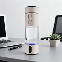 Bouteille d'eau hydrogénée portable rechargeable avec port USB Type-C, à haute concentration d'hydrogène, pour une utilisation domestique, en extérieur, en voiture et en camping-car