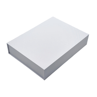 Custom Private Label a forma di libro a conchiglia bianco rigido rigido scatole di carta di cartone imballaggio scatole regalo magnetiche con coperchio