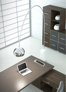 Multiprese da scrivania elettriche con 3 prese e presa pop-up da tavolo per caricabatterie USB - Product Image 6