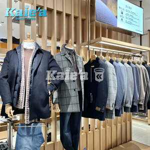Perlengkapan Toko Pakaian Pria, Rak Pakaian, Meja Display, Display Ritel, Rak Dinding Pakaian, Furnitur Toko Pakaian - Product Image 6