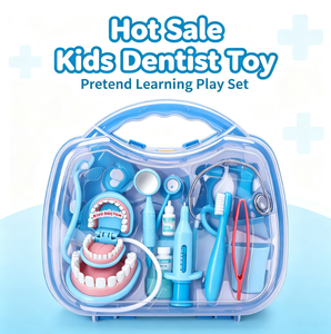 Kit de jeu de rôle <span class=keywords><strong>dentiste</strong></span> pour enfants, étui de rangement portable, kit dentaire éducatif pour l'apprentissage des soins dentaires - Product Image 6