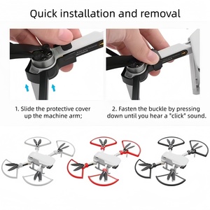 Accesorios de Protección de Hélices para Mavic <span class=keywords><strong>Mini</strong></span>, Compatibles con <span class=keywords><strong>DJI</strong></span> Mavic <span class=keywords><strong>Mini</strong></span>/2/<span class=keywords><strong>2SE</strong></span>, Anillos de Protección de Hélices y Anillos Antimpacto - Product Image 4
