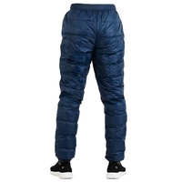 Nouveau style – Pantalon décontracté en toile matelassée pour homme, idéal pour l'extérieur, qualité supérieure, couleur unie, coupe-vent, écologique, taille mi-haute, léger