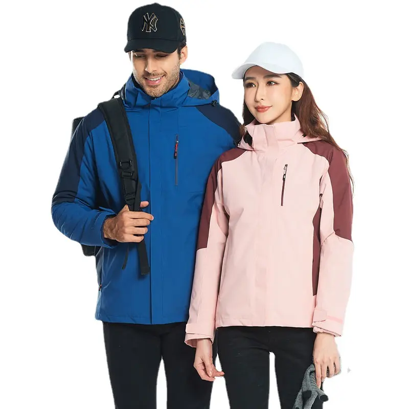Waterproof Unisex Outdoor Jacket Breather Windproof Quick Dry Polar Fleece Winter Coat For Man And Women