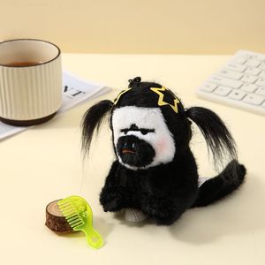Fabricant de jouets en peluche personnalisés petits jouets en peluche personnalisés porte-clés en peluche Kawaii <span class=keywords><strong>singe</strong></span> à face blanche chaude - Product Image 5