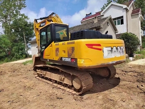 Excavadora Hidráulica SANY SY205C Usada con Pocas Horas de Uso, 21 Toneladas, con Certificación CE, Accesorio de Perforación y Martillo Rompedor - Product Image 1