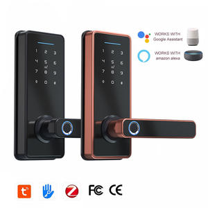 <span class=keywords><strong>Serratura</strong></span> <span class=keywords><strong>Elettrica</strong></span> di Sicurezza ANG, Maniglia Intelligente Tuya Ttlock con Controllo Remoto, <span class=keywords><strong>Serratura</strong></span> con Impronta Digitale e Password per Porte in Legno - Product Image 2