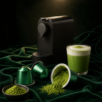 Capsules de Matcha aux saveurs variées, dosettes de thé vert pour machine à café individuelle, approvisionnement en vrac