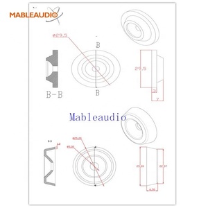 Mafe0003 khuếch đại và loa tủ cao su chân cho Fender khuếch đại thay thế - Product Image 5