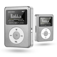 Lecteur MP3 avec mini écran SD extensible jusqu'à 32 Go Avec casque Lecteur de musique MP3 portable