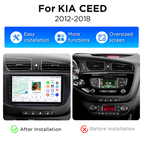 Autoradio Junsun Carplay Android Auto pour KIA CEED JD Ceed 2012-2018 Lecteur DVD de voiture pour KIA CEED JD Ceed Autoradio stéréo - Product Image 2