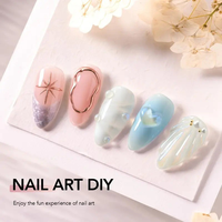 Fuente de lámpara LED Viral TikTok 3D Nail Art Gel para crear elegantes diseños de uñas de estilo francés