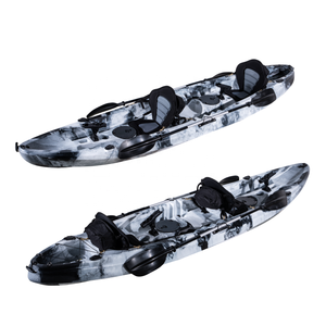 Kayak familial LSF en promotion, 3 places, pour la pêche et la navigation, coque en HDPE/PE/polyéthylène, pour la pêche en plein air - Product Image 4