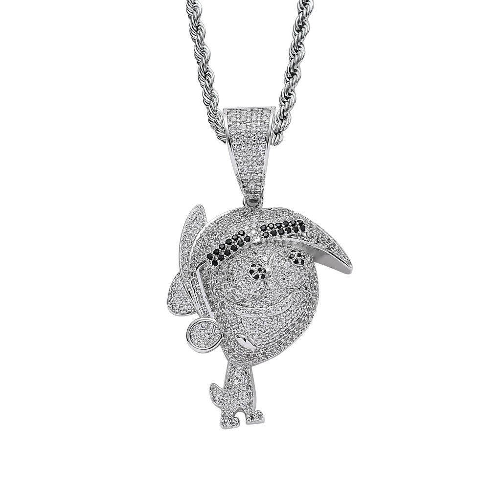 Silver(3mm*24inch rope chain)