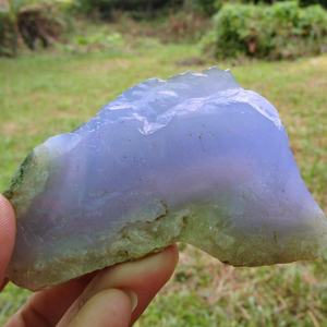 Venta al por Mayor de Piedras Preciosas Naturales, Calcedonia Azul Turca en Bruto y Ágata Azul en Bruto para la Fabricación de Joyas - Product Image 5