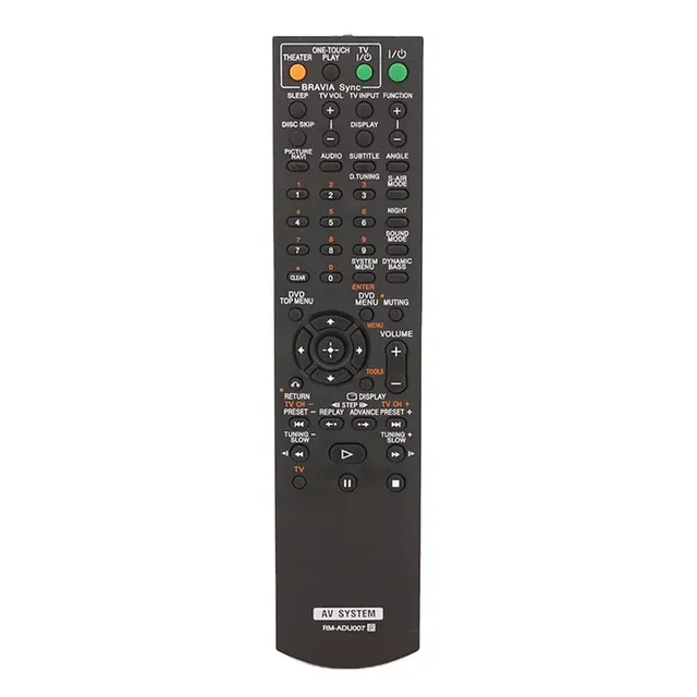 Replacement New RM-ADU007 Remote Control Fit for Sony Home Theater Audio/Video Receiver AV System
