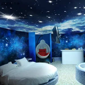 カスタム宇宙スカイスペース3D壁紙壁画壁ステッカー家の装飾
