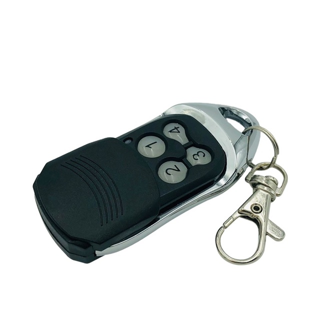 Universal 433.92MHz Metal Keychain Remote Control Car Key Duplicator Learning Code 1 Year Warranty for Garage Door Auto Doors