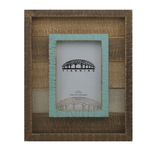 Coastal Style Inner Border Vintage Antique Weathered Reclaimed <strong>Shabby</strong> <strong>Chic</strong> Wooden <strong>Picture</strong> <strong>Frame</strong> Distressed Wood Photo <strong>Frame</strong> - Product Image 4