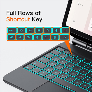 Tastiera Magic per <span class=keywords><strong>Huawei</strong></span> <span class=keywords><strong>MatePad</strong></span> <span class=keywords><strong>11</strong></span>.5 (2025-2026) con Touchpad Integrato e Cover Retroilluminata a 7 Colori RGB - Bestseller - Product Image 3