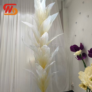 Arrangement floral géant en organza personnalisé et lisse pour mariage, fleur en papier faite à la main pour fête - Product Image 2
