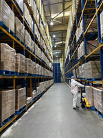 Grande chambre froide de plain-pied pour stockage de poulet, congélation et réfrigération