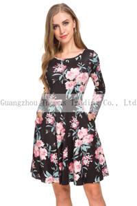 <span class=keywords><strong>Amazon</strong></span> Venta caliente <span class=keywords><strong>ropa</strong></span> de <span class=keywords><strong>mujer</strong></span> Sexy Vestido Midi - Product Image 3