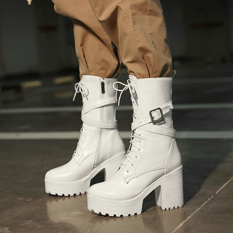 Venta al por mayor botas blancas altas baratas-Compre online los mejores botas  blancas altas baratas lotes de China botas blancas altas baratas a  mayoristas | Alibaba.com
