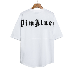 <span class=keywords><strong>T</strong></span>-<span class=keywords><strong>shirt</strong></span> tendance pour garçon, style hip-hop, manches chauve-souris, 100% coton, coupe ample avec logo imprimé en gros caractères, <span class=keywords><strong>T</strong></span>-<span class=keywords><strong>shirt</strong></span> à manches courtes OS - Product Image 3