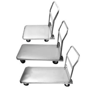 Roestvrijstalen vouwwagen, speciaal voor de logistiek van de vismarkt - Product Image 4