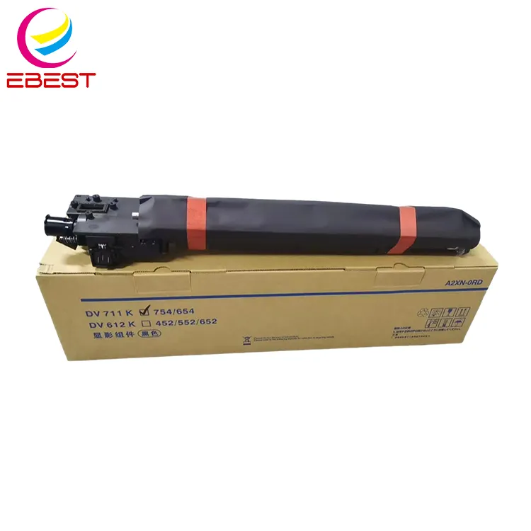 EBEST תואם DV711 יחידת מפתחים לשימוש בkonica Minolta Bizhub C654 C654e C754 C754e תוף מכונת צילום יחידה