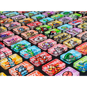 Mx News Jelly Bricks Team Rocket Series Imán Acrílico, Arte <span class=keywords><strong>de</strong></span> Fanáticos <span class=keywords><strong>de</strong></span> Pokémon, Caja <span class=keywords><strong>de</strong></span> Sobres Eif Baby para Exhibición, Caja <span class=keywords><strong>de</strong></span> Regalo Misteriosa <span class=keywords><strong>de</strong></span> Pokémon - Product Image 6