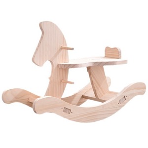 ม้าโยกไม้สีธรรมชาติจาก Boda Technology สำหรับวัยรุ่น - Product Image 5
