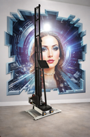 Impresora de Pared y Suelo WaiCai 2026, Máquina Robótica Portátil para Pintar Paredes, Impresora Digital de Inyección de Tinta, 6-15m/h, Impresora de Murales HD Multisuperficie