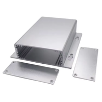 Boîtiers électroniques en aluminium extrudé anodisé sur mesure, fraisés CNC, pour projet, coque de protection PCB, blindage divisé, boîte de jonction de signal, boîtier