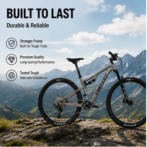 Lightweight Wholesale ERMA-OVERLORD T800 Carbon Fiber Soft-Tail Full Suspension Mountain Bike Adult Professional Off-road Cross