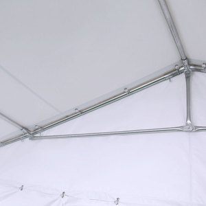 Carpa de Jardín de PVC Blanca, Gazebo, Toldo para Fiestas con Barras de Sujeción al Suelo, 6m X 6m, Impermeable y Resistente a los Rayos UV - Product Image 3